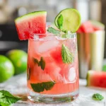 Watermelon Mint Mojito Mocktail