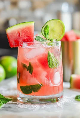 Watermelon Mint Mojito Mocktail