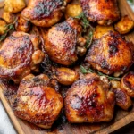 30-min Oven Baked Boneless Skinless Chicken Thighs