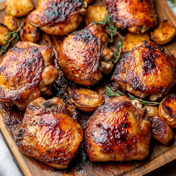 30-min Oven Baked Boneless Skinless Chicken Thighs