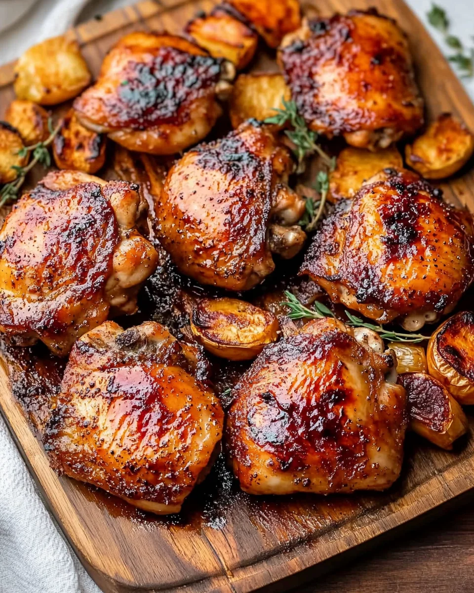 30-min Oven Baked Boneless Skinless Chicken Thighs