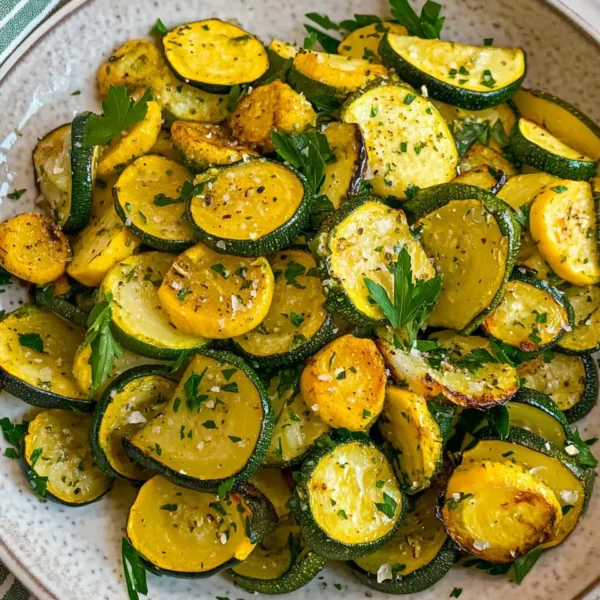 Air Fryer Squash and Zucchini