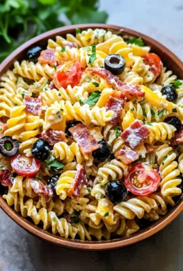 Bacon Ranch Pasta Salad