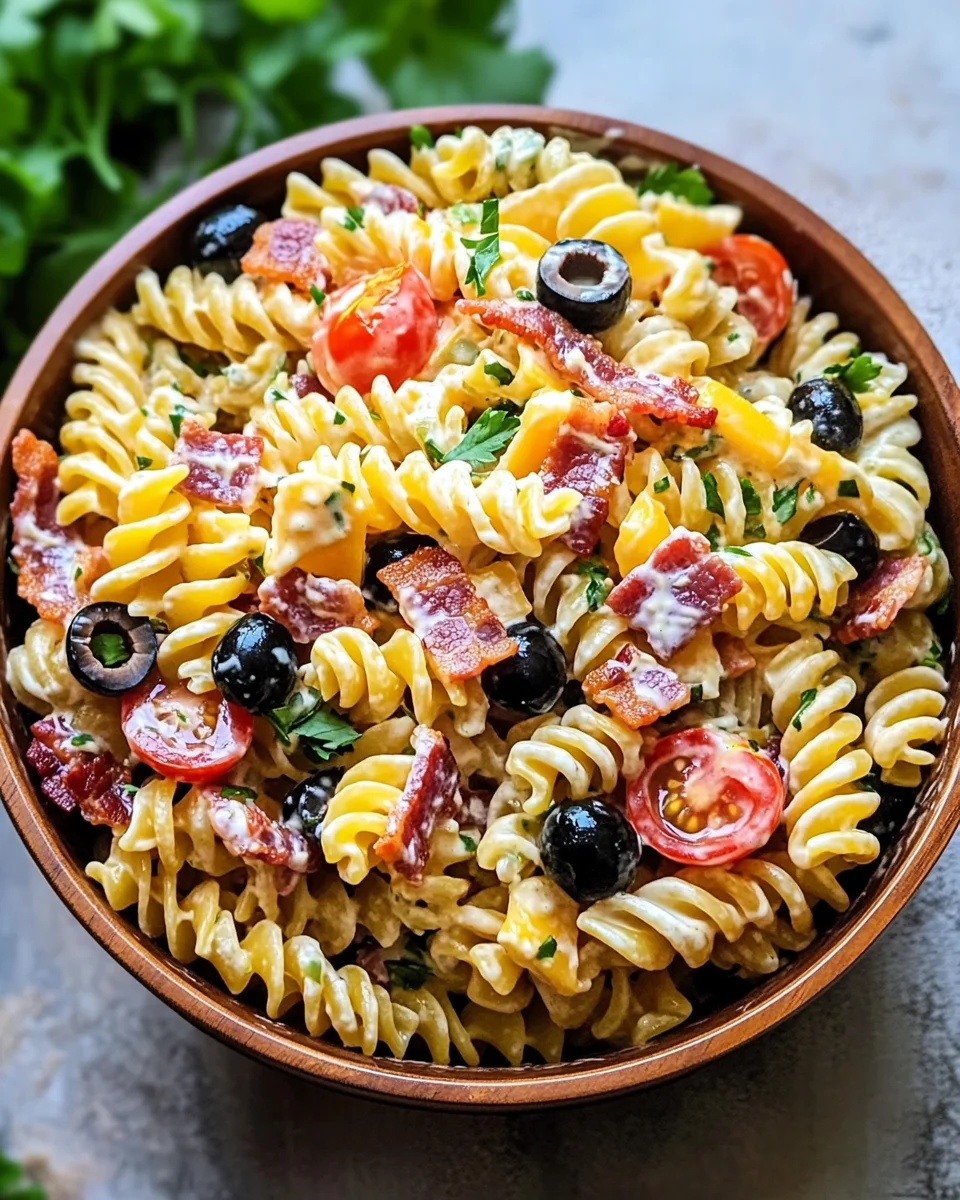 Bacon Ranch Pasta Salad