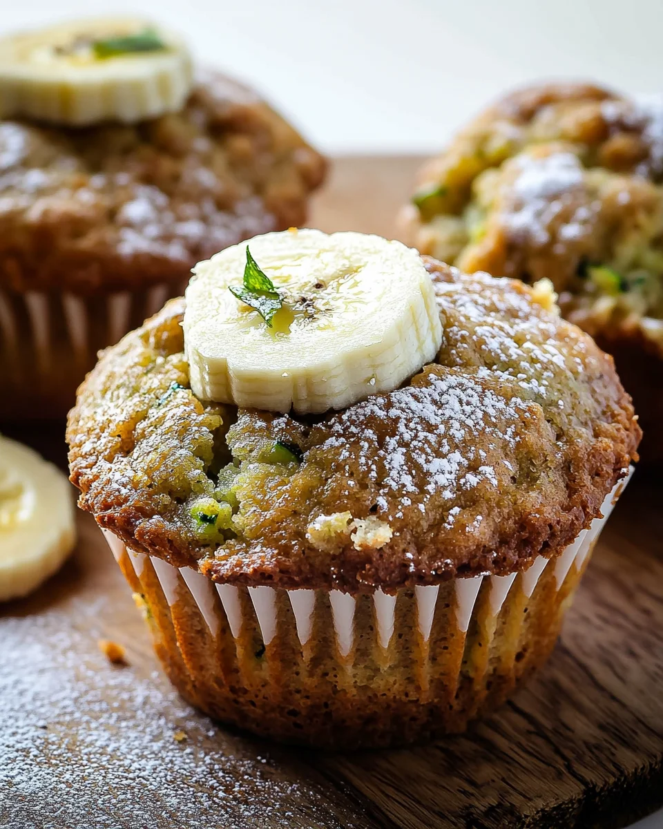 Banana Zucchini Muffins
