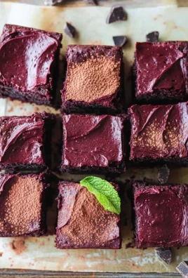 Beetroot Brownies with a Chocolate Avocado Frosting
