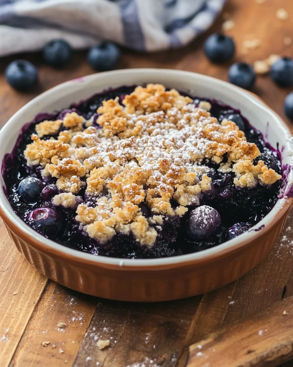 Blueberry Crisp