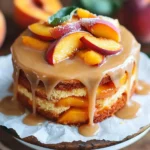 Brown Sugar Peach Cake