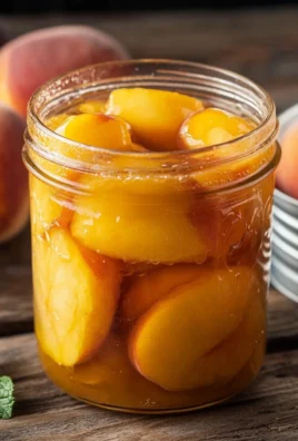 Canning Peaches in Light Syrup