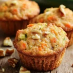 Carrot Cake Zucchini Muffins