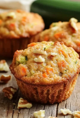 Carrot Cake Zucchini Muffins