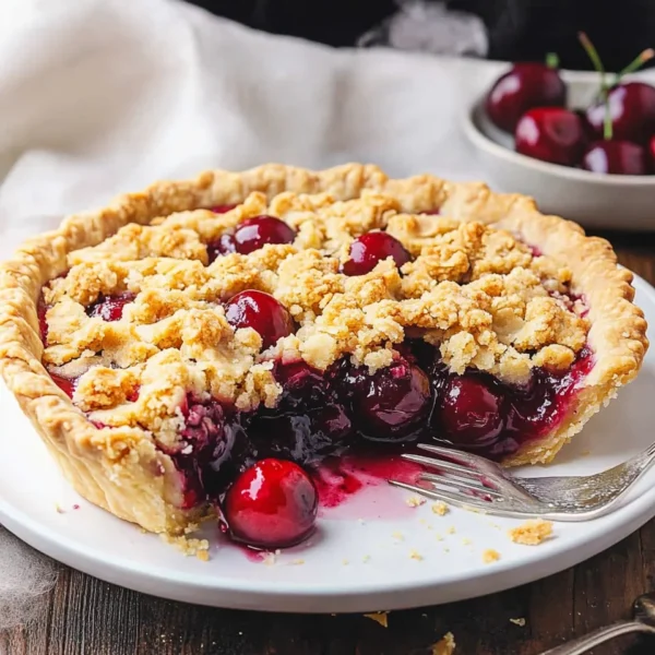 Cherry Crumble Pie