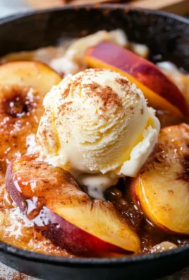 Cinnamon Sugar Baked Peaches