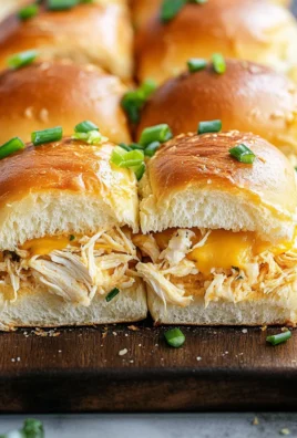 Crack Chicken Sliders on Hawaiian Rolls