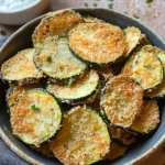 Crispy Baked Zucchini Chips