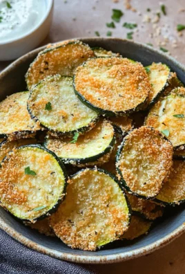 Crispy Baked Zucchini Chips