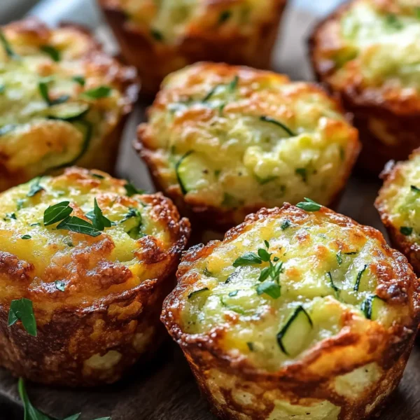 Crispy Parmesan Zucchini Potato Muffins