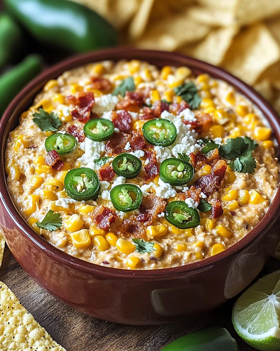 Crockpot Jalapeno Corn Dip