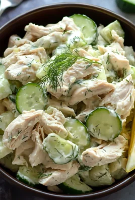 Cucumber Dill Rotisserie Chicken Salad