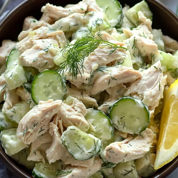 Cucumber Dill Rotisserie Chicken Salad