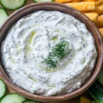 Cucumber Dip with Sour Cream and Dill