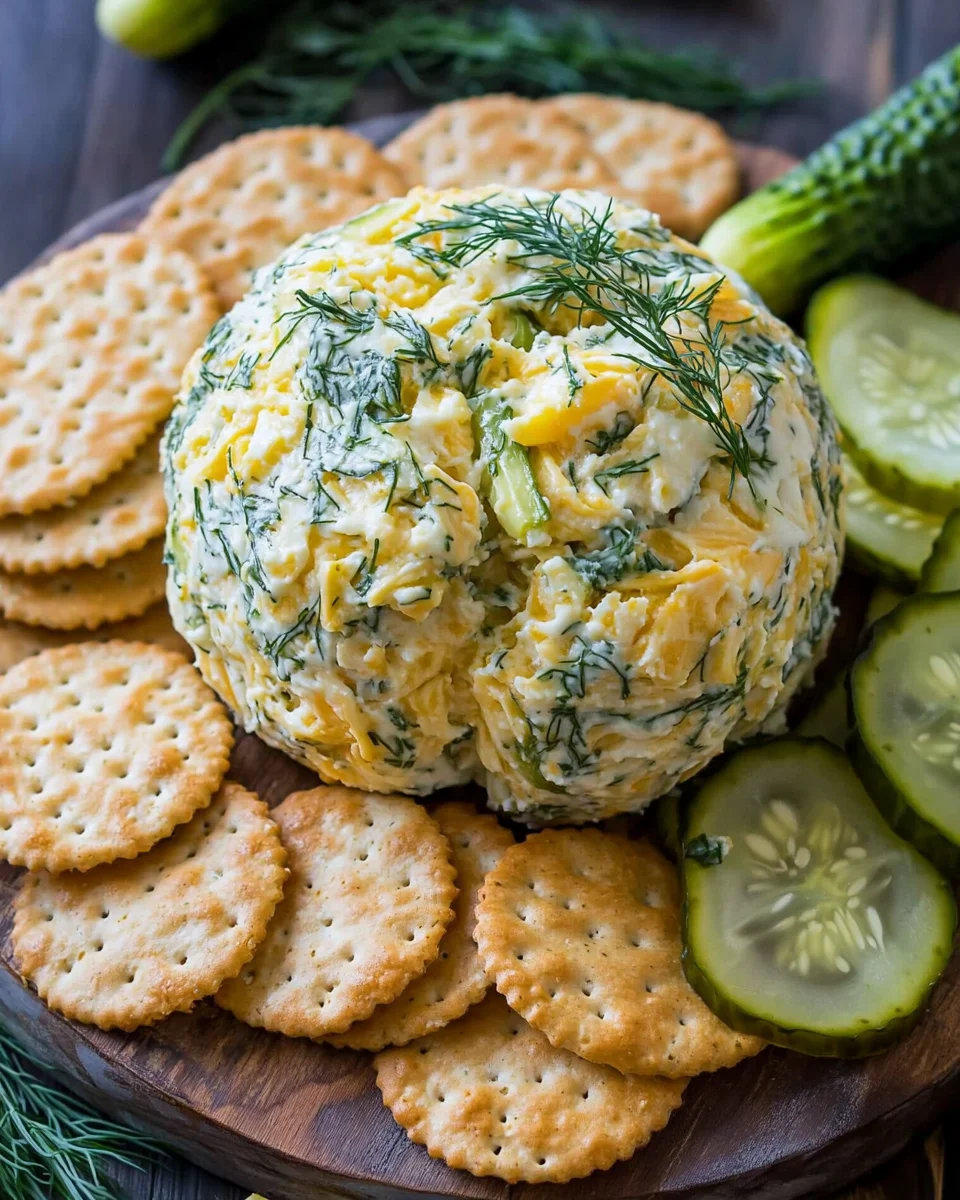 Dill Pickle Cheese Ball Recipe