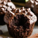 Double Chocolate Zucchini Muffins