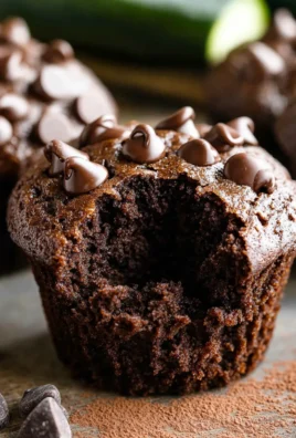 Double Chocolate Zucchini Muffins