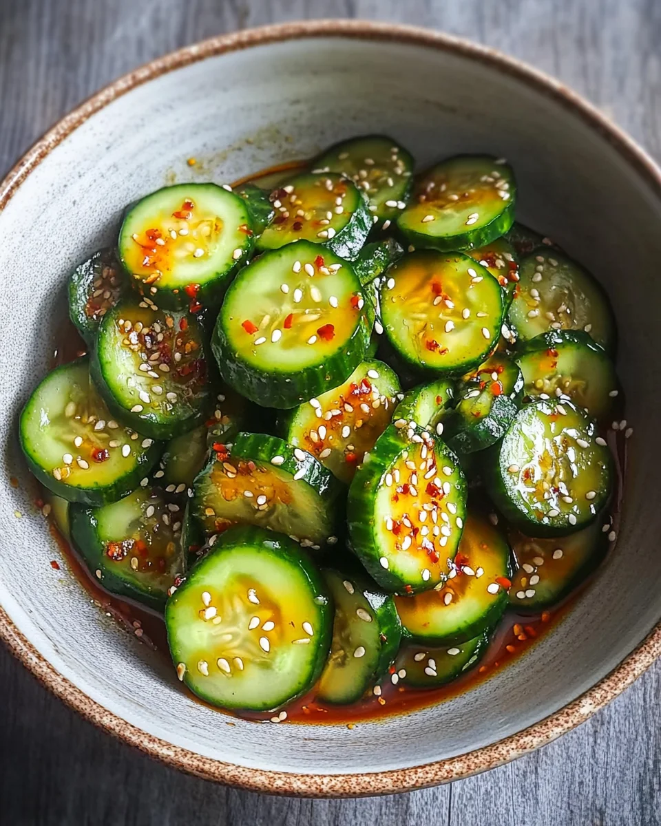 Easy Asian Cucumber Salad