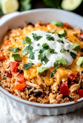 Easy Chicken Burrito Casserole