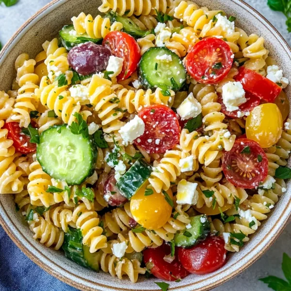 Easy Greek Pasta Salad