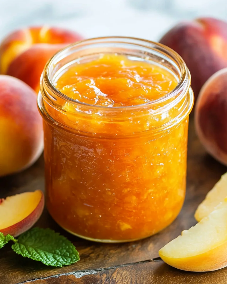 Easy Homemade Peach Jam Recipe (No Pectin)