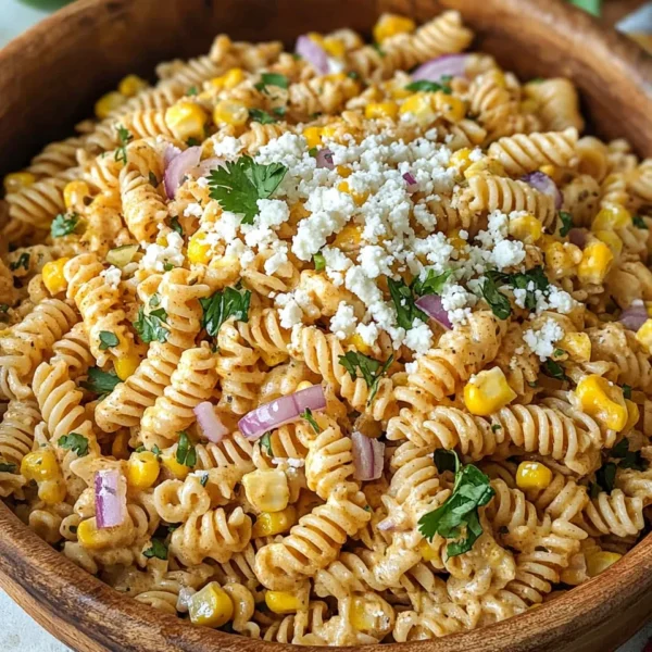 Elote Pasta Salad Recipe (Mexican Street Corn)