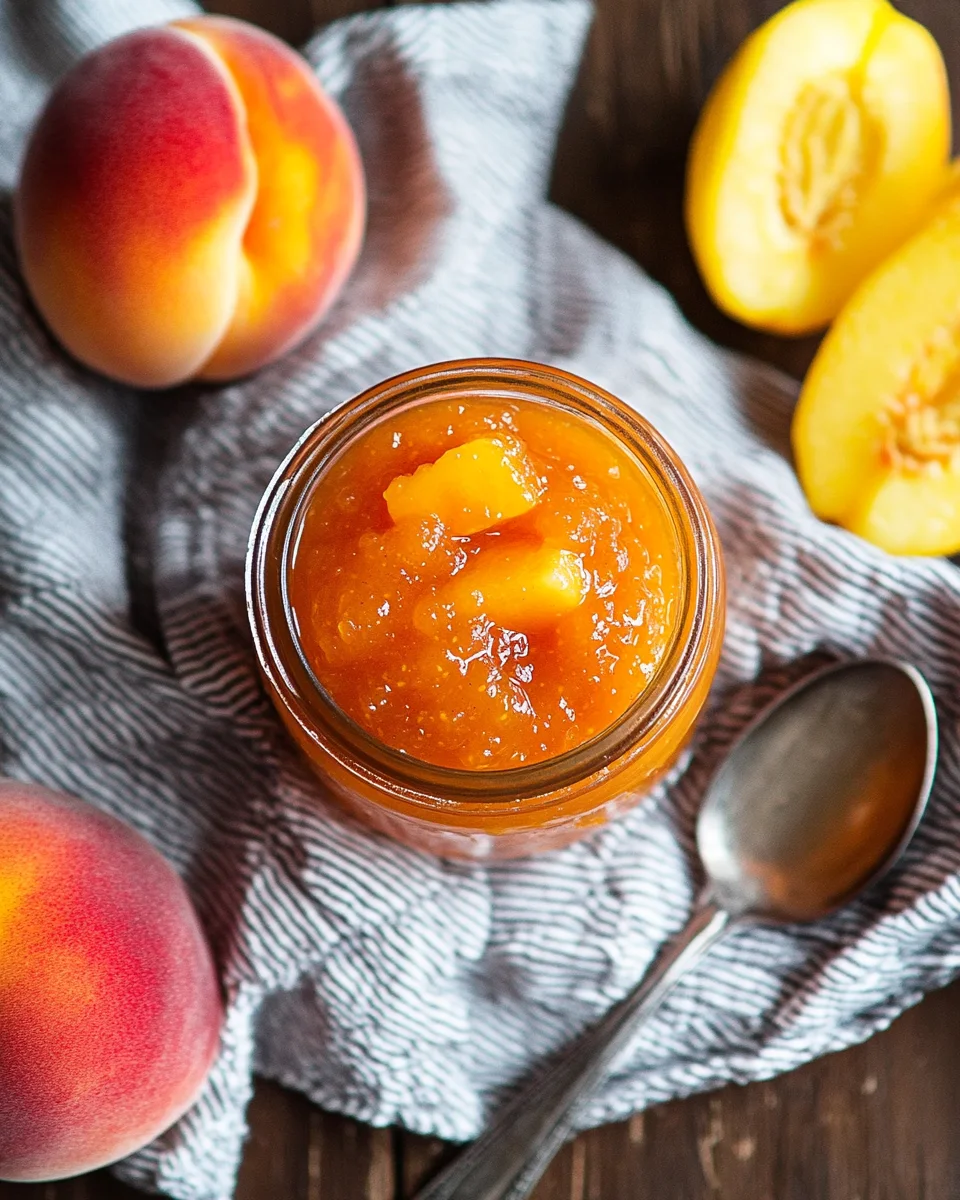 French Peach Jam Recipe