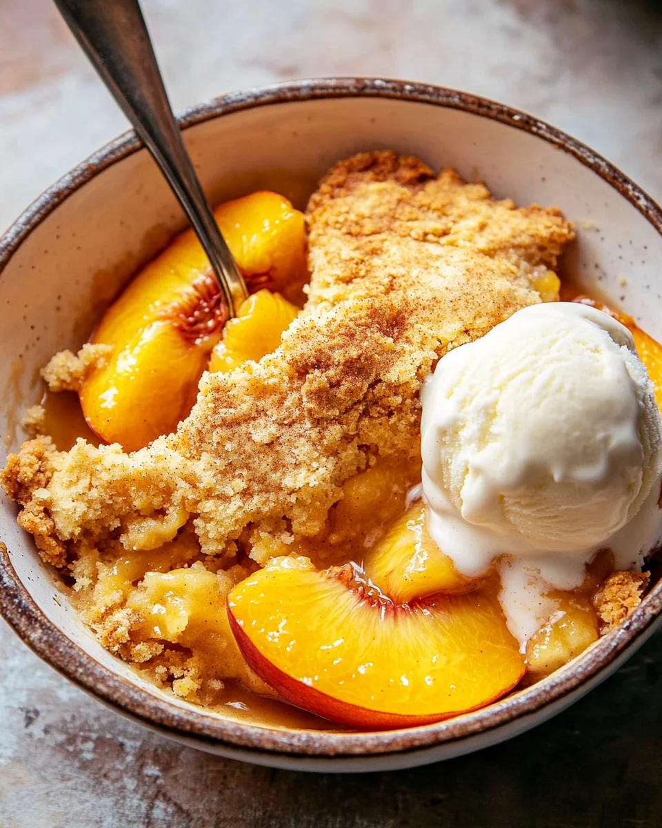 Fresh Peach Cobbler