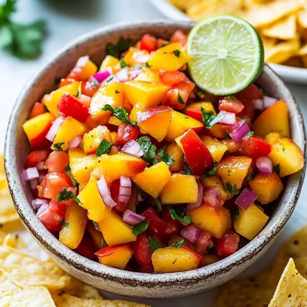 Fresh Peach Salsa