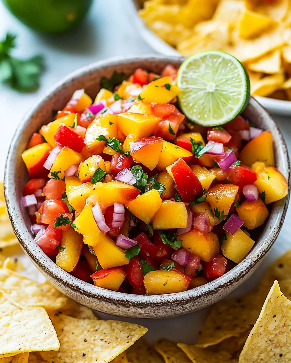 Fresh Peach Salsa