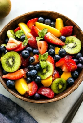 Fruit Salad with Honey Lime Dressing
