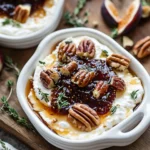 Goat Cheese Appetizer with Fig Jam and Pecans