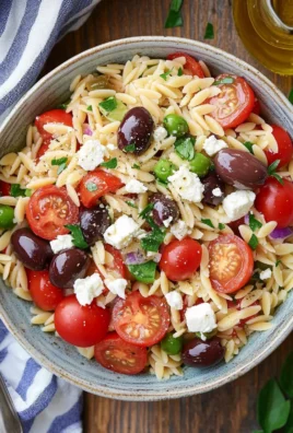 Greek Orzo Pasta Salad