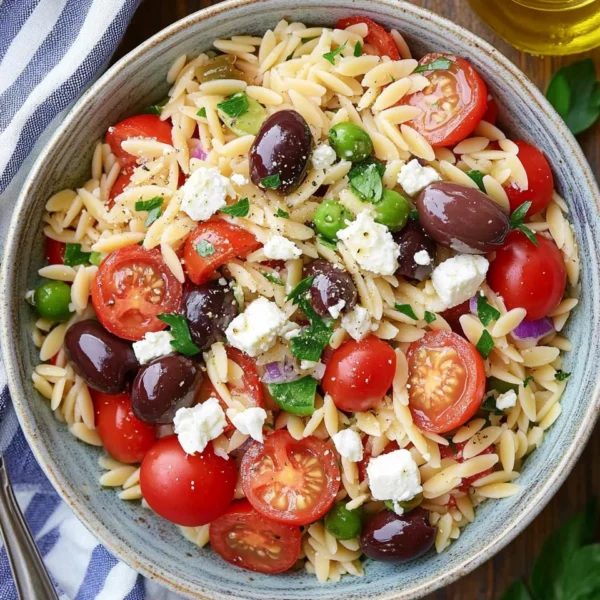 Greek Orzo Pasta Salad