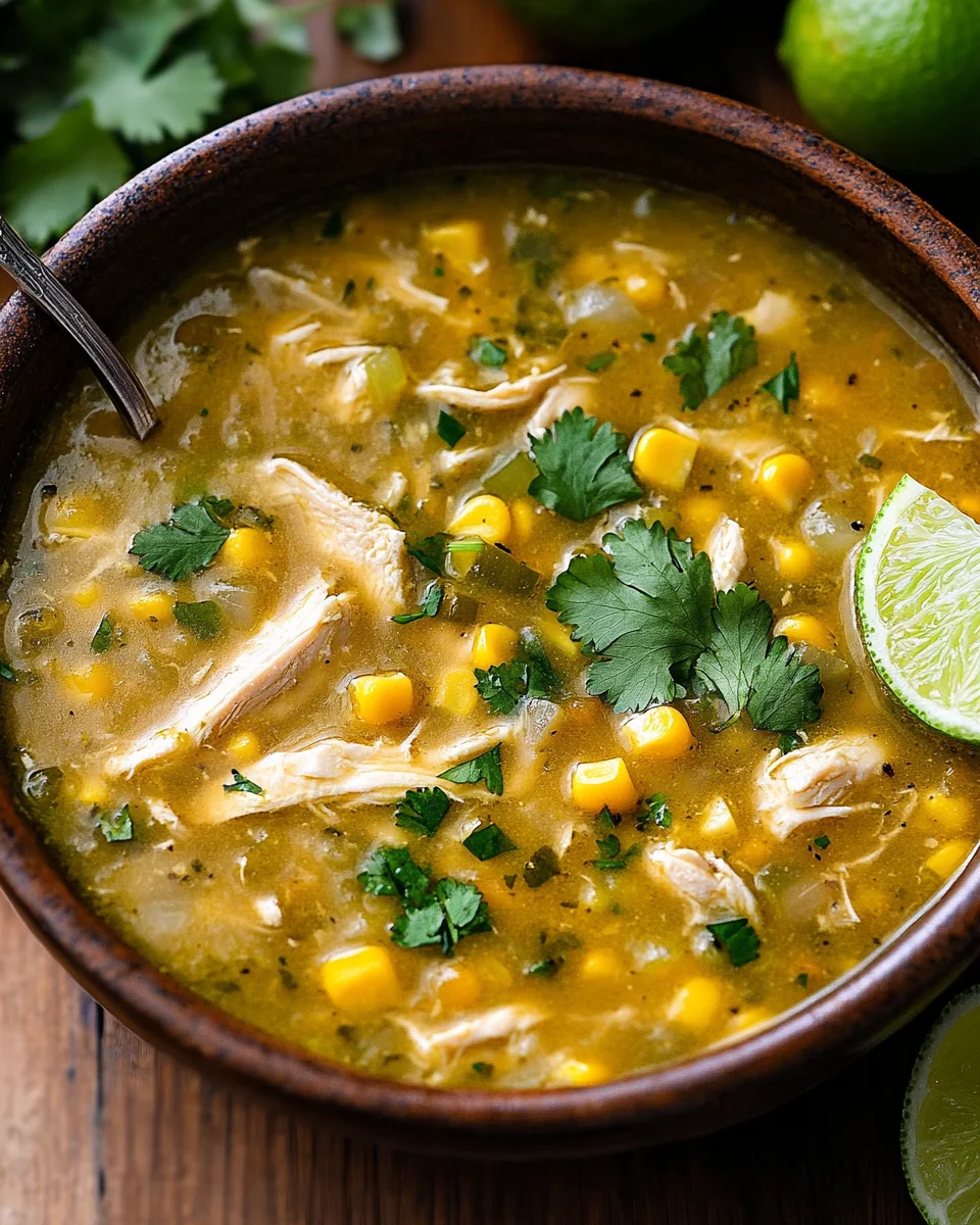 Green Chile Chicken Stew