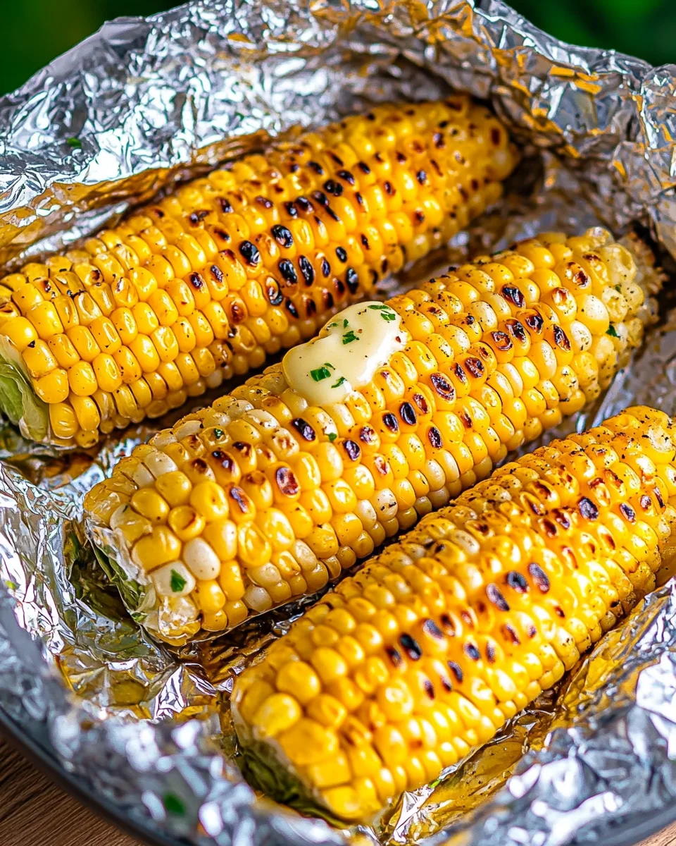 Grilled Corn on the Cob in Foil