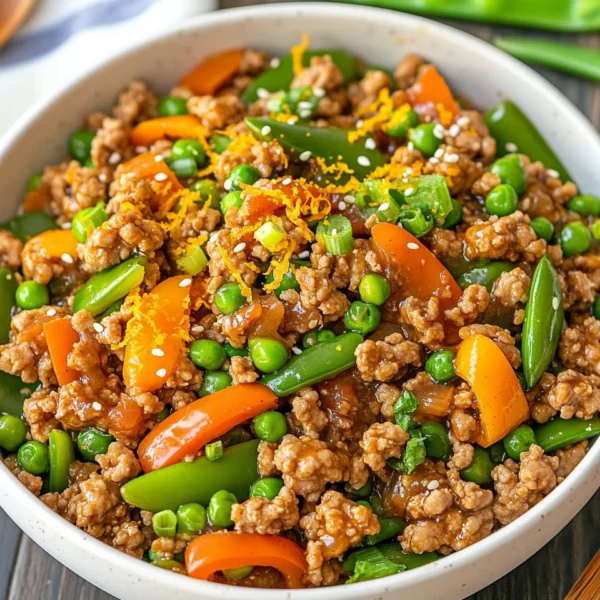 Ground Turkey Teriyaki Stir Fry