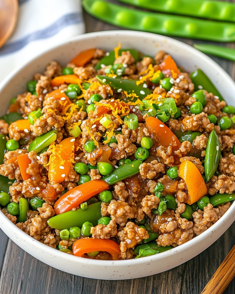 Ground Turkey Teriyaki Stir Fry