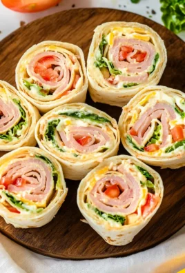 Ham And Turkey Pinwheels