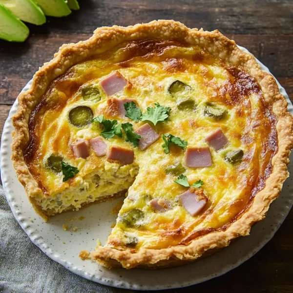 Hatch Green Chile Quiche