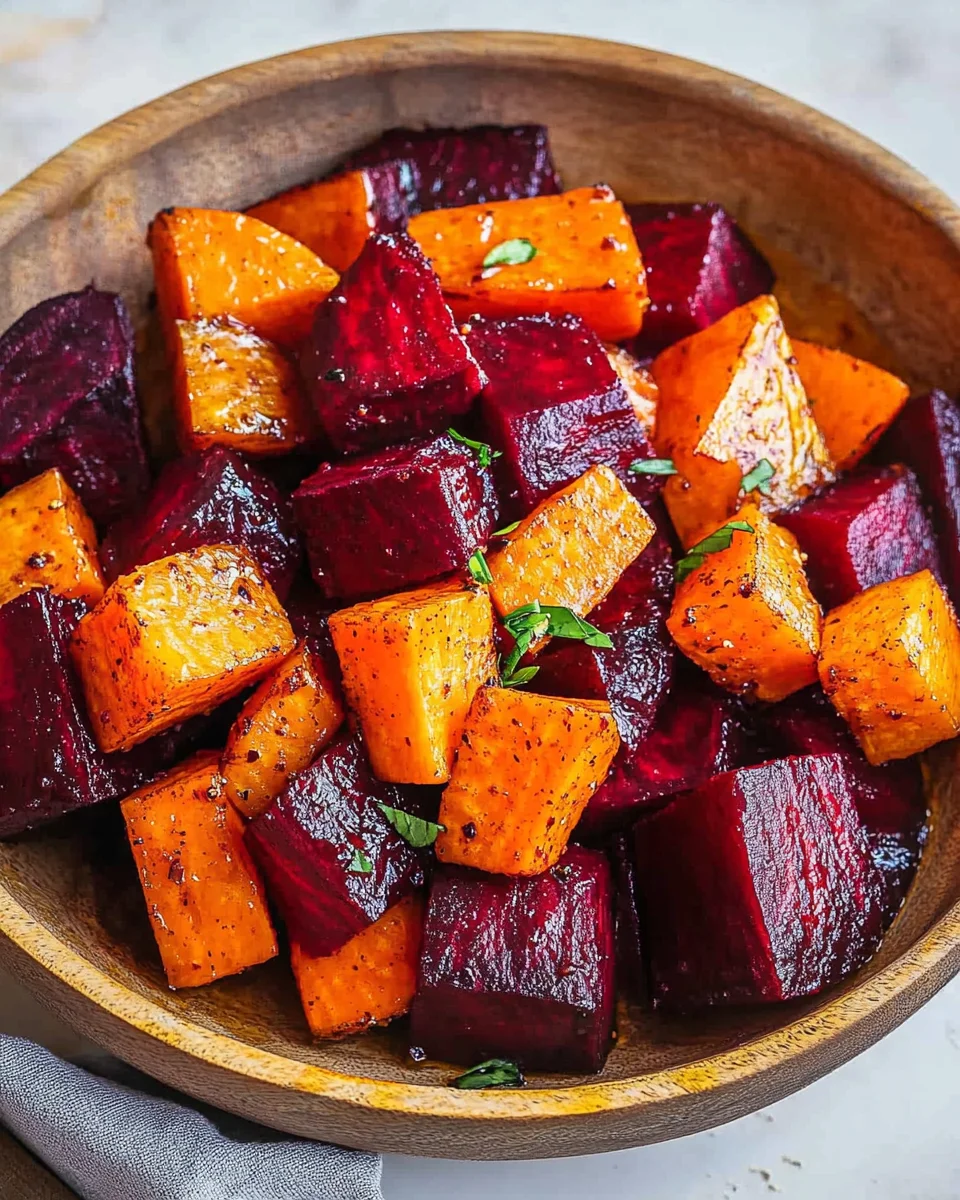 Honey Roasted Beets & Carrots