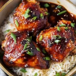 Honey Soy Baked Chicken Thighs