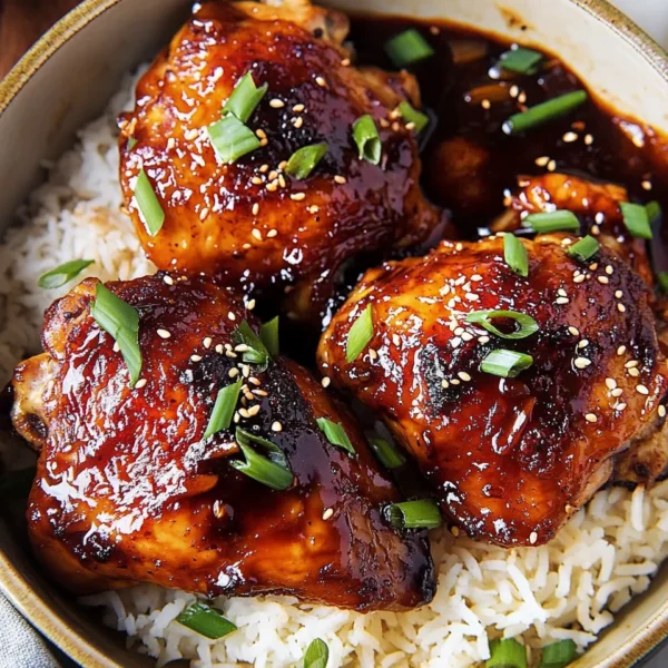Honey Soy Baked Chicken Thighs